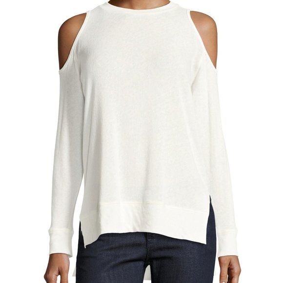 Alice + Olivia Air Landon Cold Shoulder Sweater - Picture 1 of 5